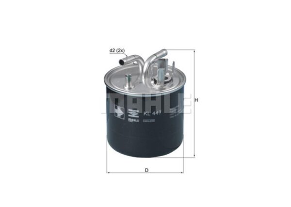 MAHLE KL 447 FILTER-- FUEL FILTER - Image 2