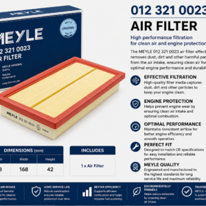 MEYLE 012 321 0023 Filter, Air Filter