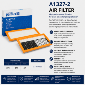 PURFLUX A1327-2 Filter, Air Filter
