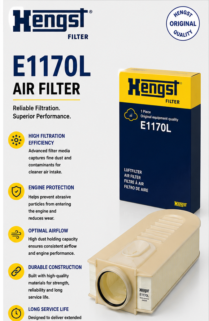 HENGST E1170L Filter, Air Filter