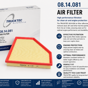 TRUCKTEC 08.14.081 Filter, Air Filter