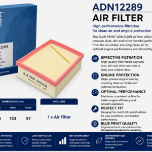 BLUE PRINT ADN12289 Filter, Air Filter