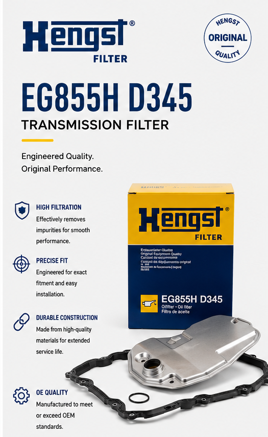 HENGST EG855H D345 Filter,Transmission Filter