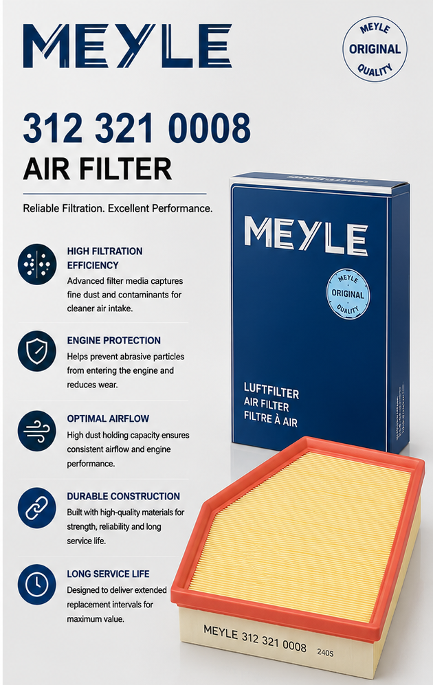 MEYLE 312 321 0008 Filter, Air Filter