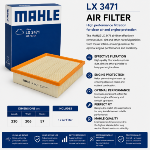 MAHLE LX 3471 Filter, Air Filter