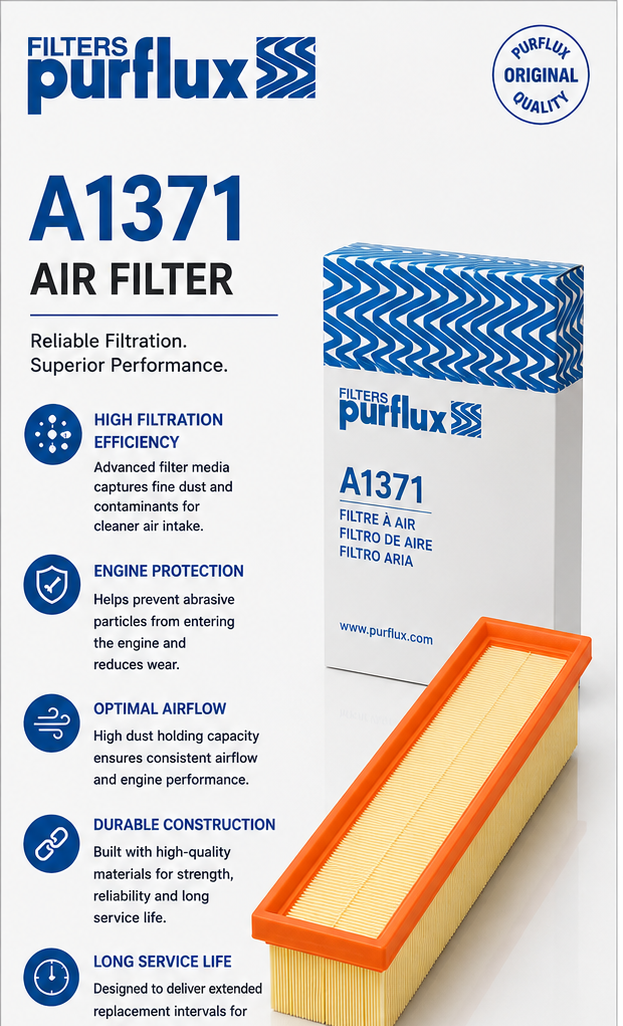 PURFLUX A1371 Filter, Air Filter