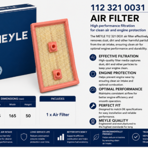 MEYLE 112 321 0031 Filter, Air Filter