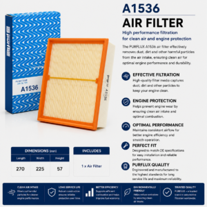 PURFLUX A1536 Filter, Air Filter