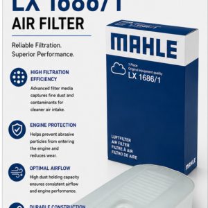 MAHLE LX 1686/1 Filter, Air Filter