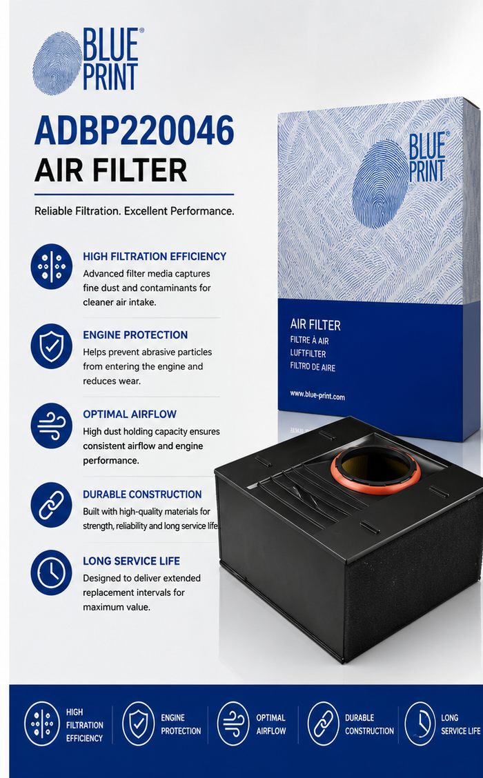 BLUE PRINT ADBP220046 Filter, Air Filter