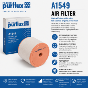 PURFLUX A1549 Filter, Air Filter