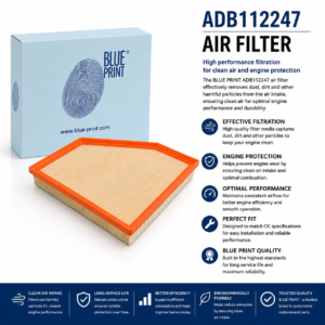 BLUE PRINT ADB112247 Filter, Air Filter