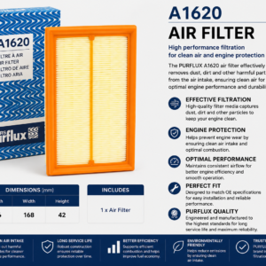 PURFLUX A1620 Filter, Air Filter