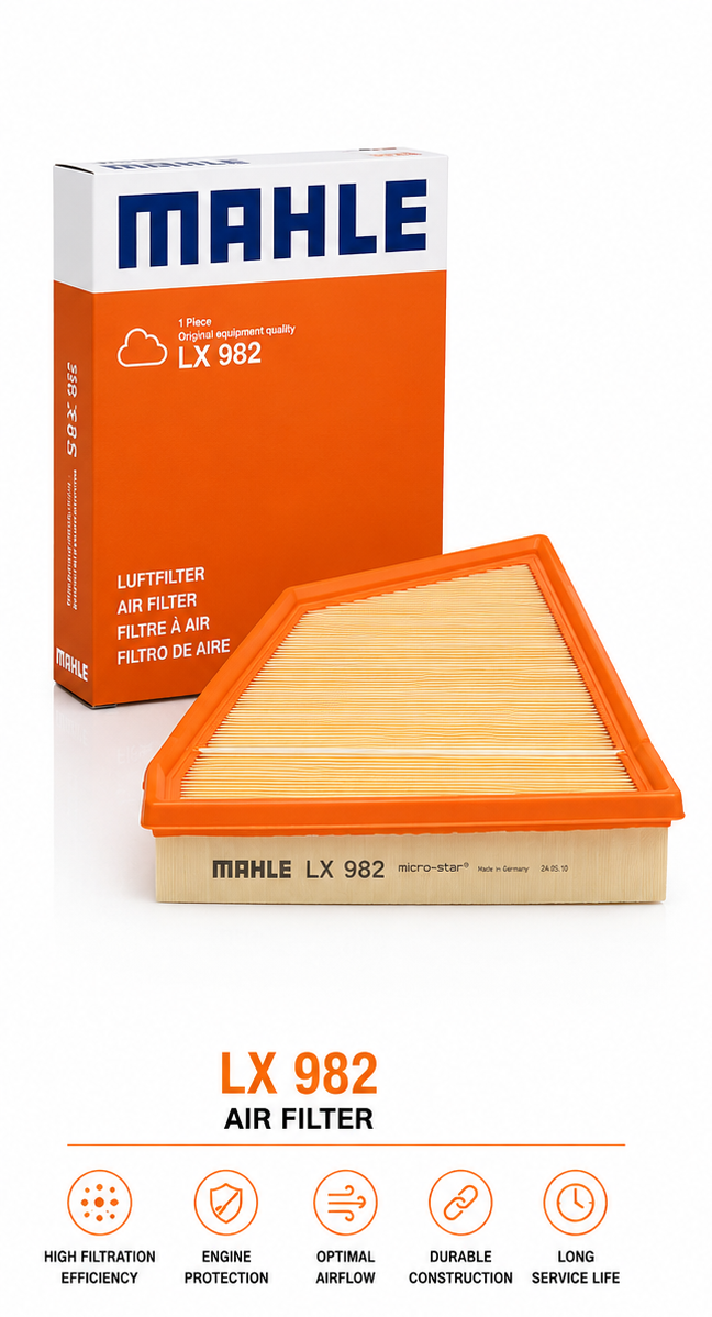 MAHLE LX 982 Filter, Air Filter