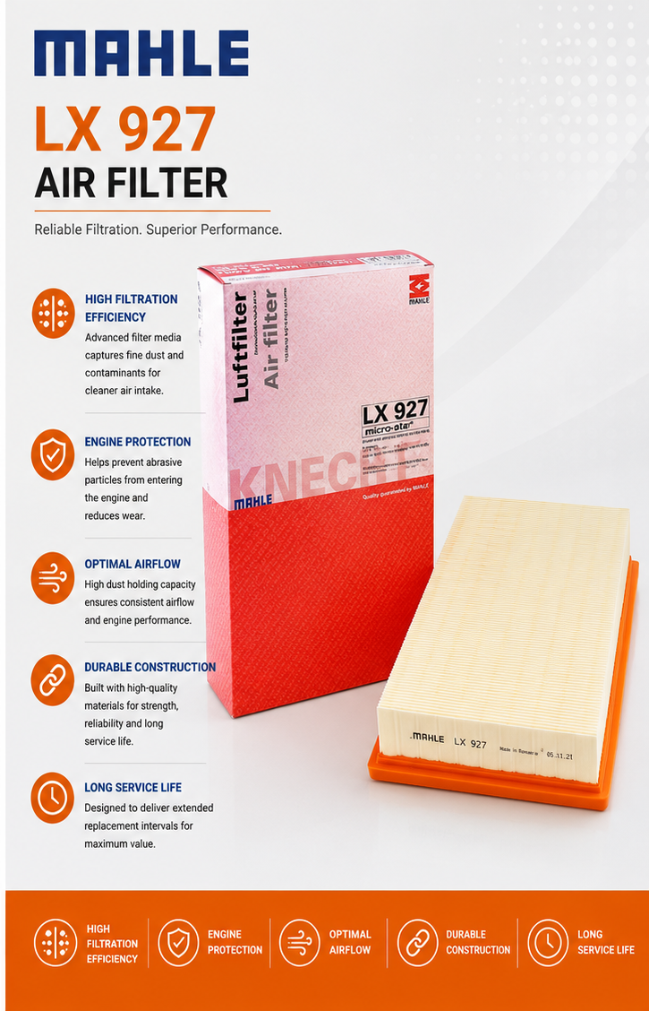 MAHLE LX 927 Filter, Air Filter