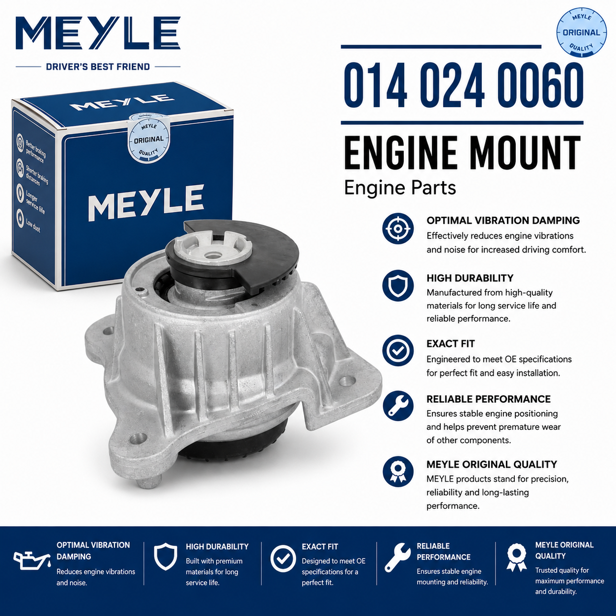 MEYLE 014 024 0060 Engine Parts,engine mounts / gear mounts