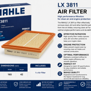 MAHLE LX 3811 Filter, Air Filter