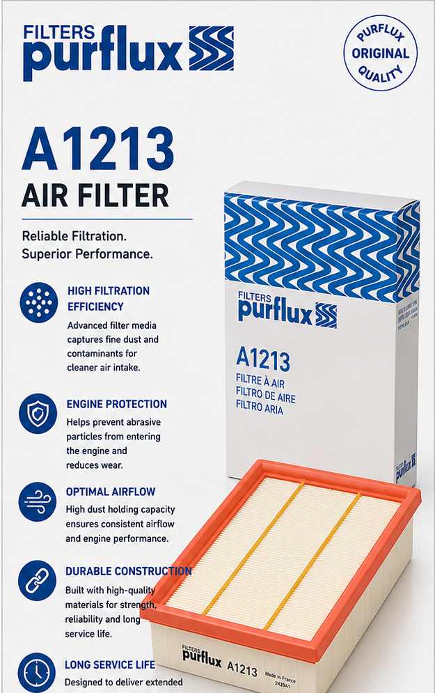 PURFLUX A1213 Filter, Air Filter
