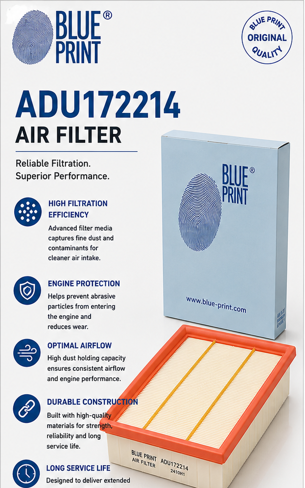 BLUE PRINT ADU172214 Filter, Air Filter