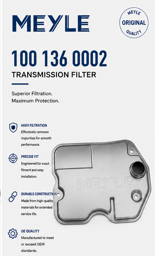 MEYLE 100 136 0002 Filter,Transmission Filter