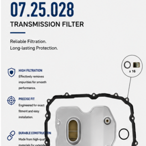 TRUCKTEC 07.25.028 Filter,Transmission Filter