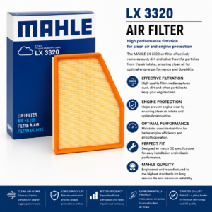 MAHLE LX 3320 Filter, Air Filter