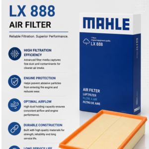 MAHLE LX 888 Filter, Air Filter