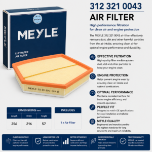 MEYLE 312 321 0043 Filter, Air Filter