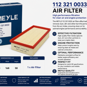 MEYLE 112 321 0033 Filter, Air Filter