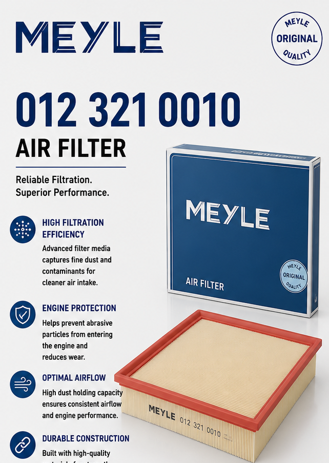 MEYLE 012 321 0010 Filter, Air Filter