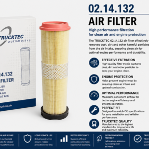 TRUCKTEC 02.14.132 Filter, Air Filter