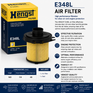 HENGST E348L Filter, Air Filter