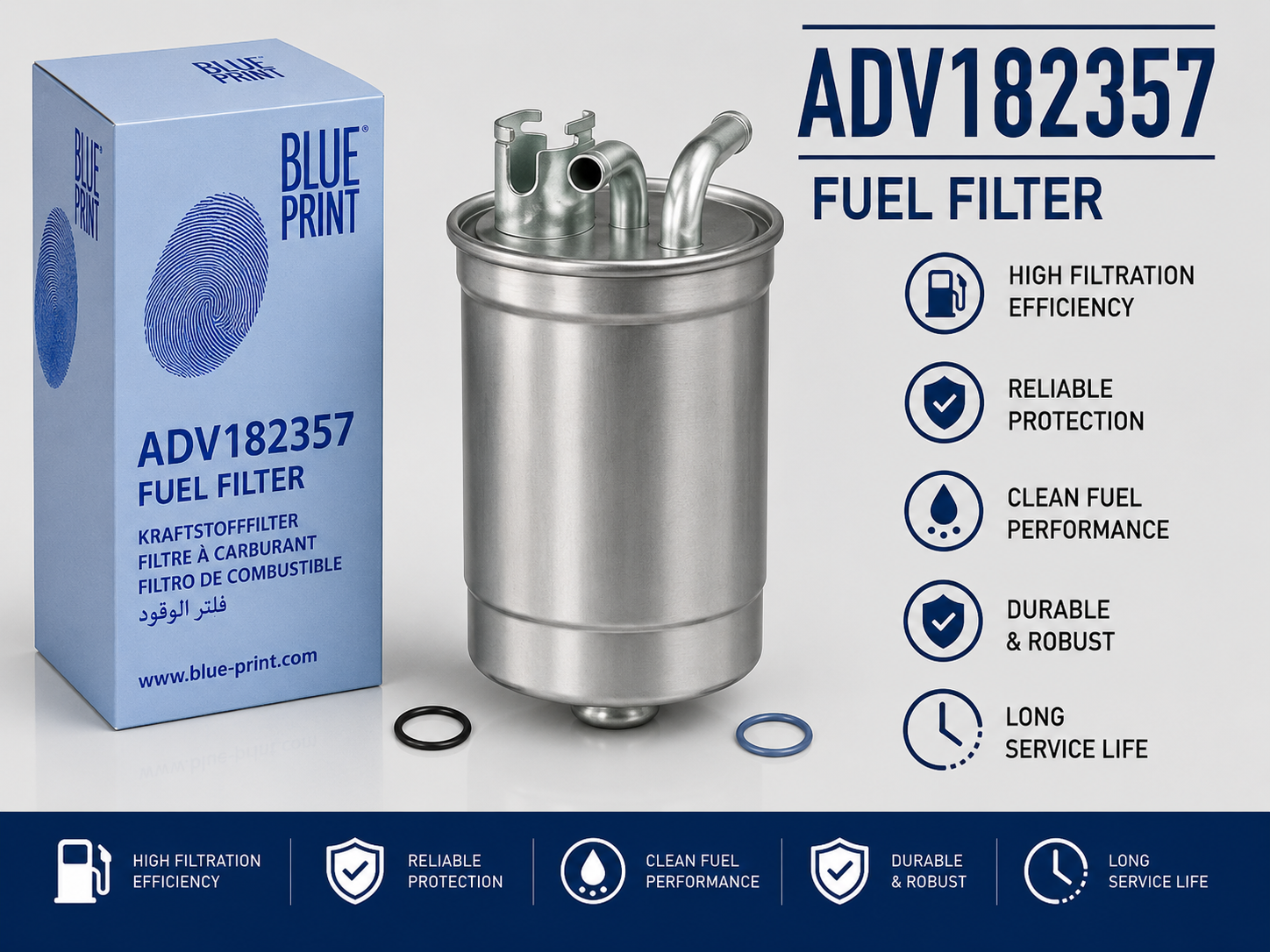 BLUE PRINT ADV182357 FILTER--FUEL FILTER