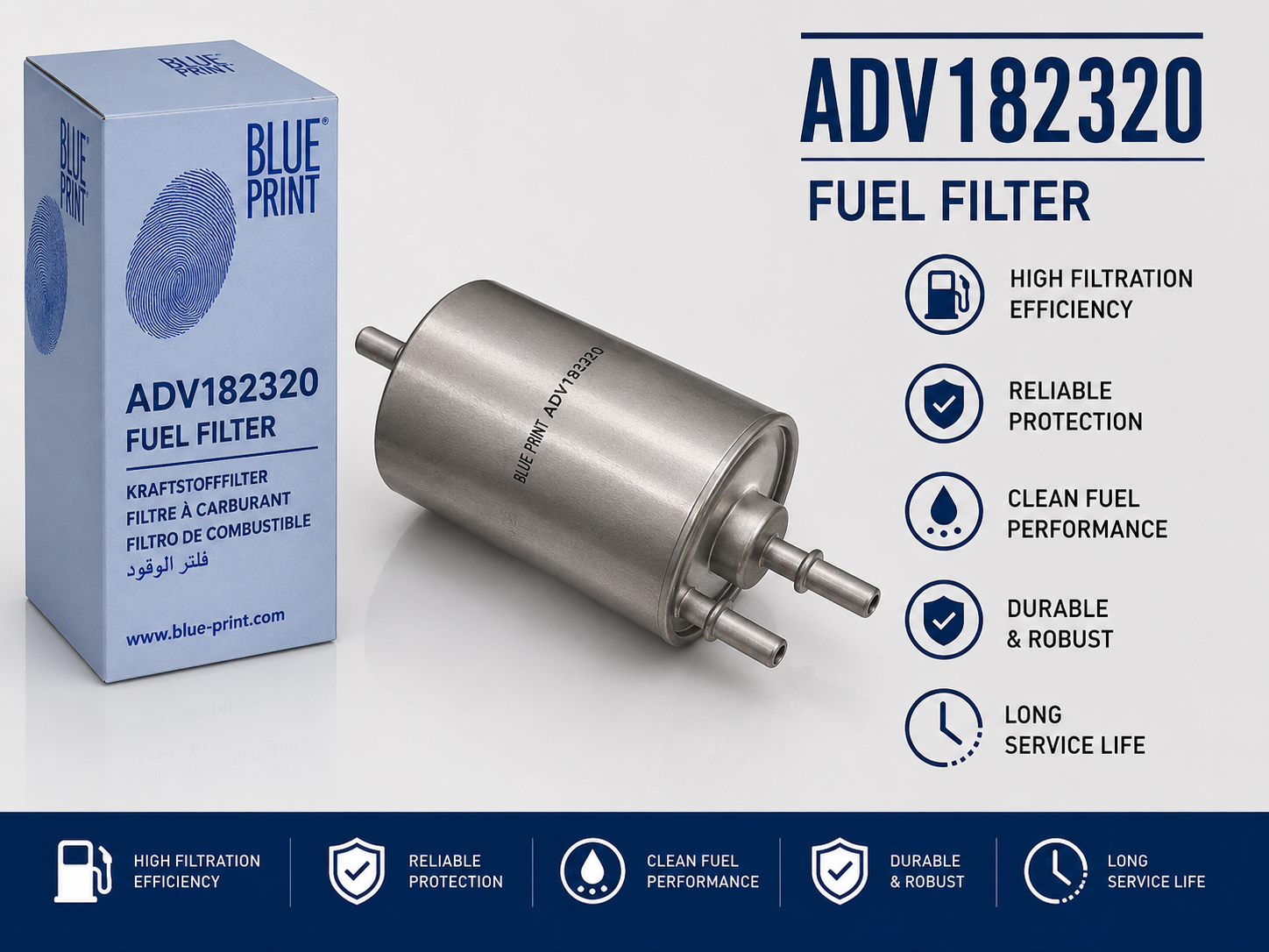 BLUE PRINT ADV182320 FILTER--FUEL FILTER