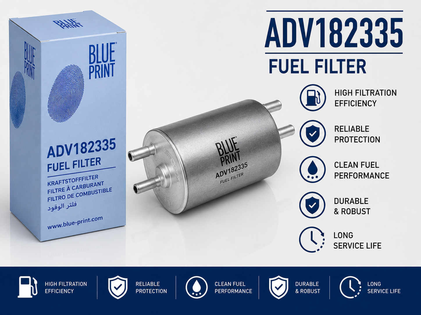 BLUE PRINT ADV182335 FILTER--FUEL FILTER