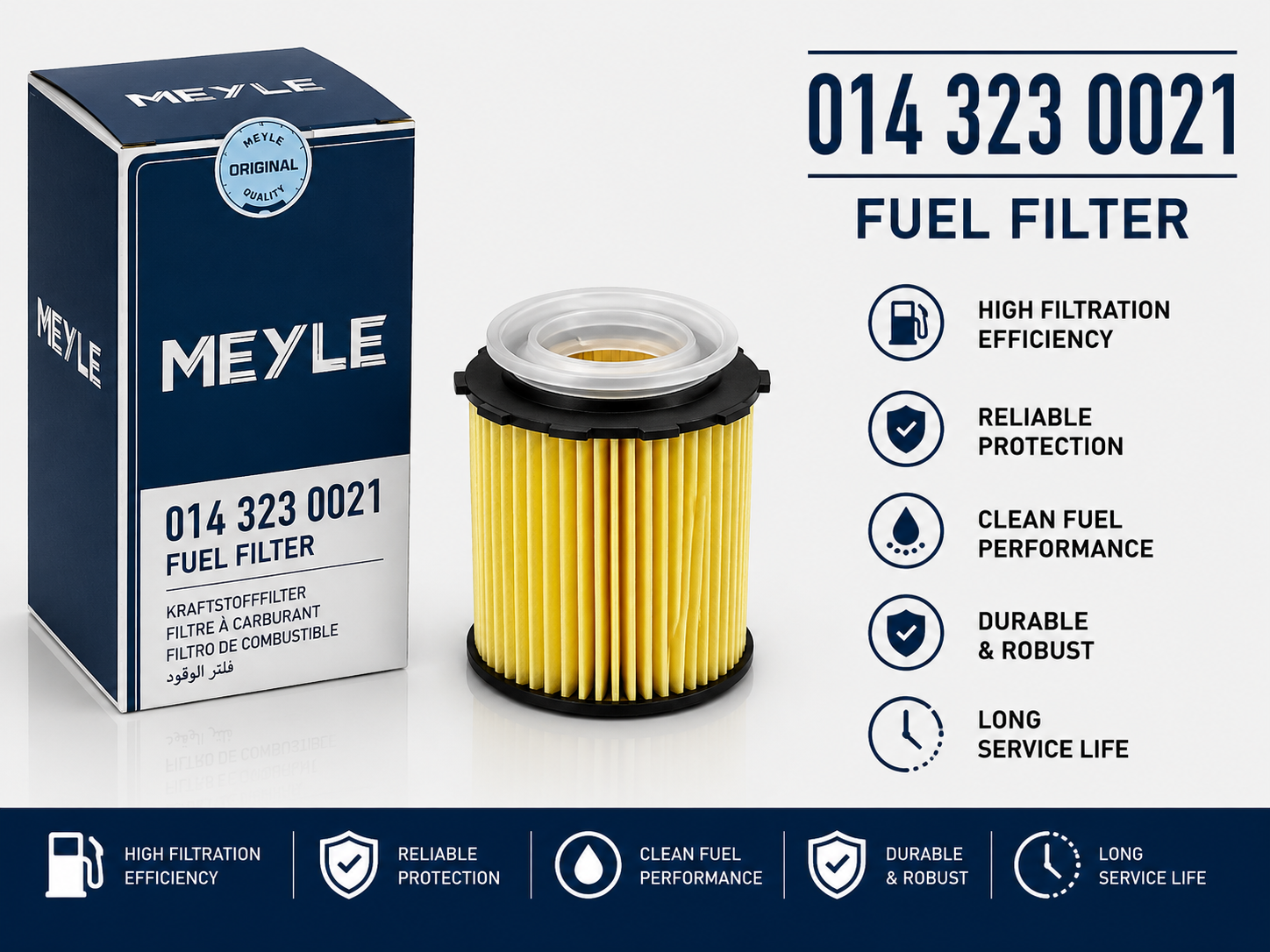 MEYLE 014 323 0021 FILTER-- FUEL FILTER