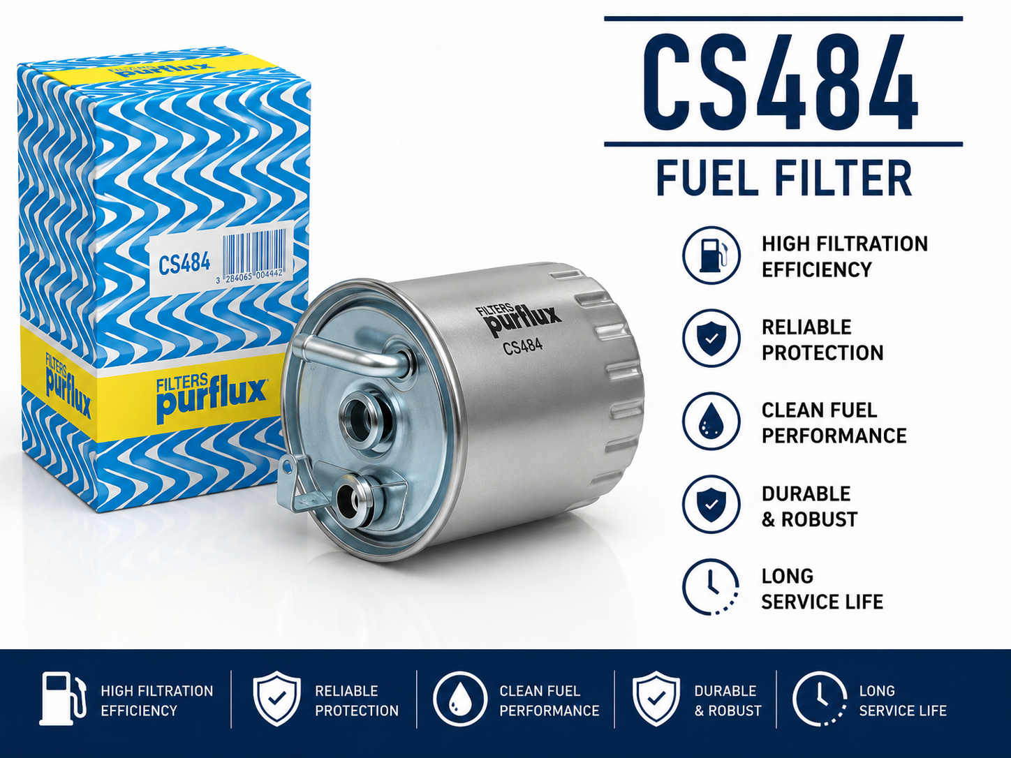 PURFLUX CS484 FILTER--FUEL FILTER