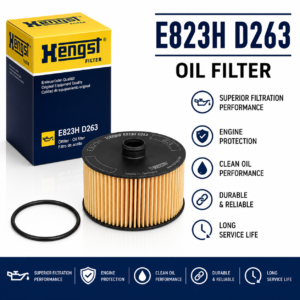 HENGST E823H D263 FILTER–OIL FILTER