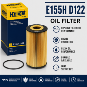 HENGST E155H D122 FILTER–OIL FILTER
