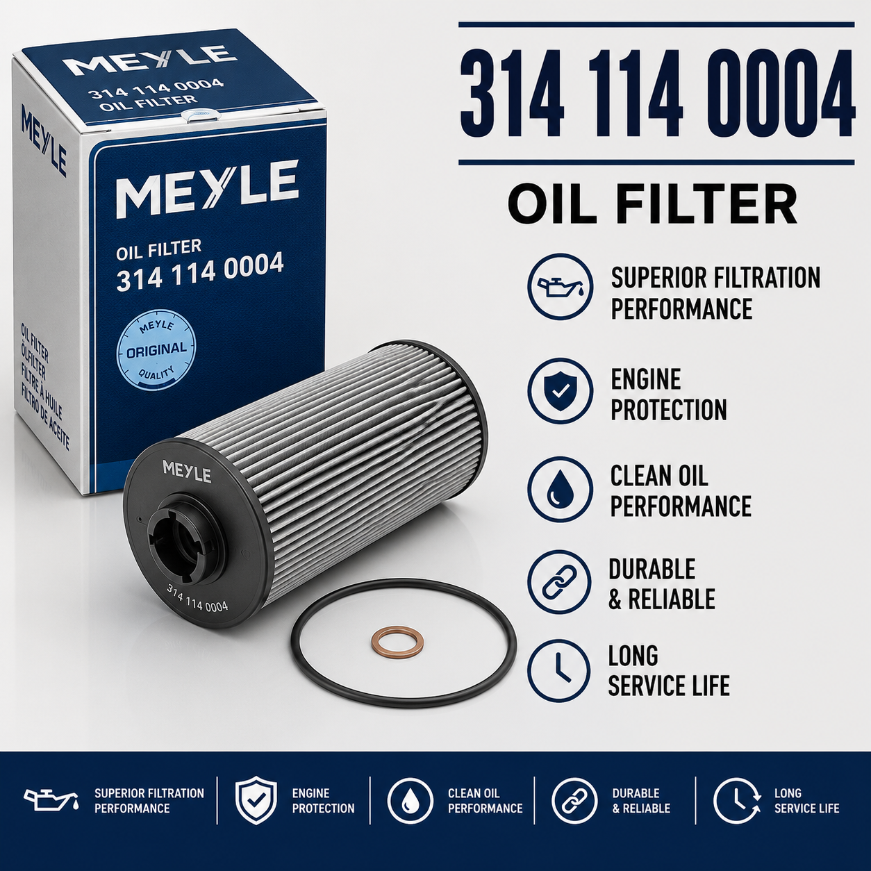 MEYLE 314 114 0004 FILTER--OIL FILTER