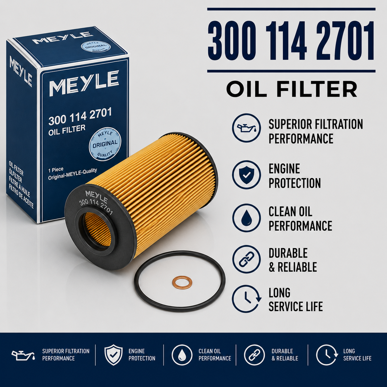 MEYLE 300 114 2701 FILTER--OIL FILTER