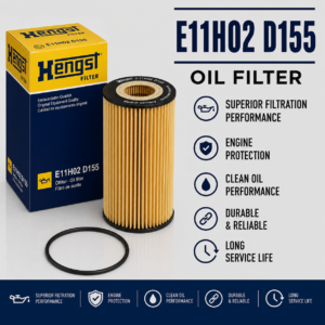 HENGST E11H02 D155 FILTER–OIL FILTER