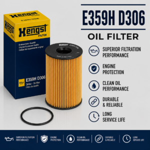 HENGST E359H D306 FILTER–OIL FILTER