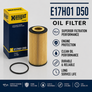 HENGST E17H01 D50 FILTER–OIL FILTER