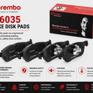 BREMBO P36035 Brakes, Brake Disk Pads
