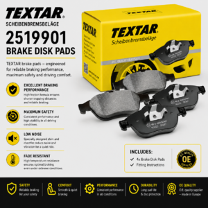TEXTAR 2519901 Brakes, Brake Disk Pads