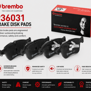 BREMBO P36031 Brakes, Brake Disk Pads