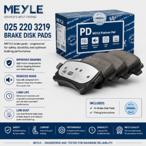 MEYLE 025 220 3219 Brakes, Brake Disk Pads