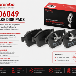BREMBO P06049 Brakes, Brake Disk Pads