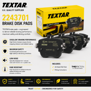 TEXTAR 2243701 Brakes, Brake Disk Pads